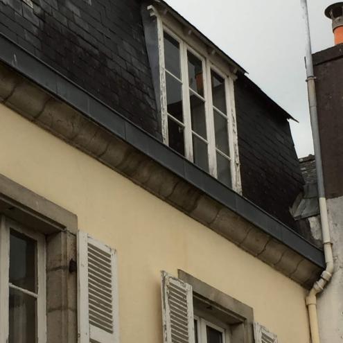 Réfection couverture mansardée