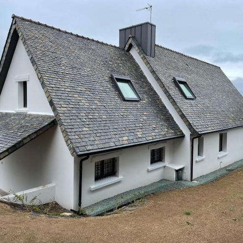 Rénovation d'une toiture à Concarneau