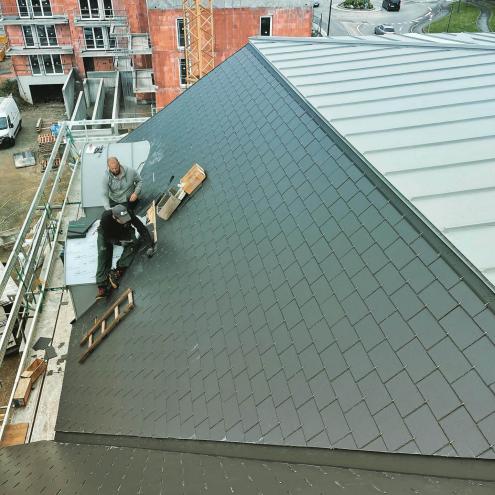 Réalisation d'un ensemble de toitures