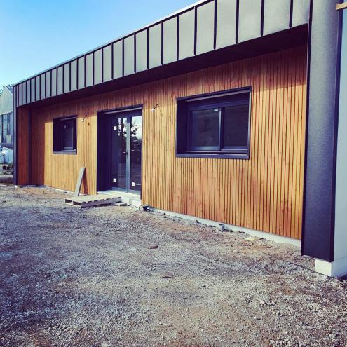 Réalisation d'un bardage à Quimper