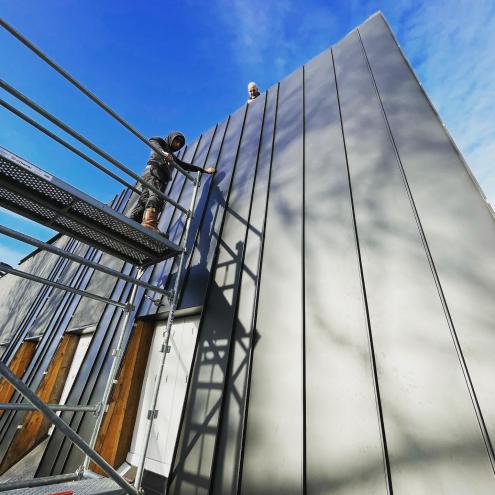 Pose bardage en aluminium à Pont-l'Abbé