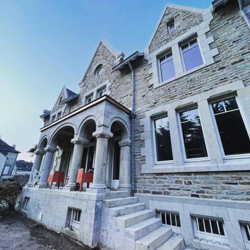 Réalisation d'un balcon plomb à Fouesnant