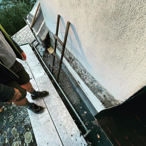 Rénovation d'une toiture à Bénodet