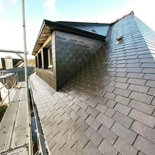 Rénovation d'une toiture à Bénodet