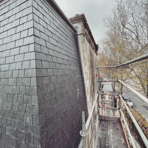 Rénovation d'une toiture à Quimper