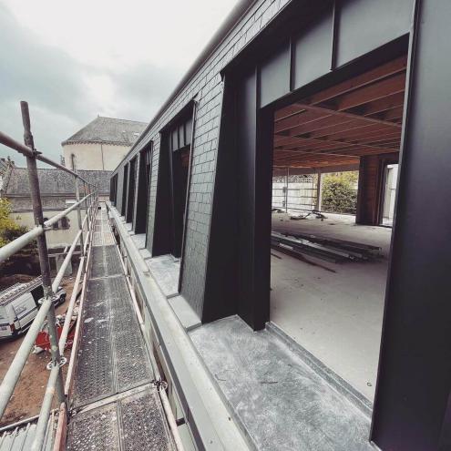 Rénovation d'une toiture à Quimper