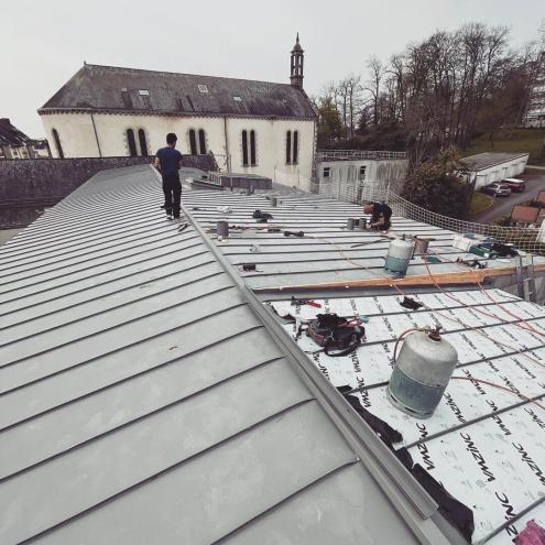 Rénovation d'une toiture à Quimper
