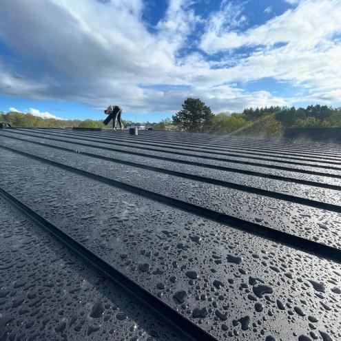 Réalisation d'une couverture toit plat à Quimper