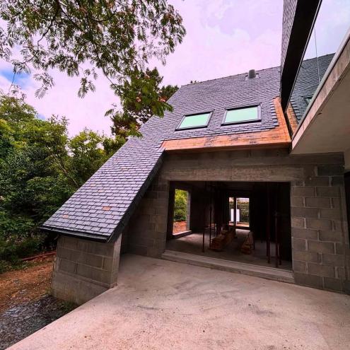 Pose d'une nouvelle toiture à Pont-l'Abbé (29120)